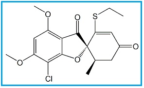 Griseofulvin beta-Ethylthio Analog